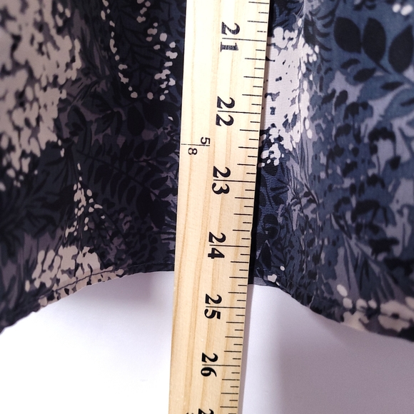 JOIE Women's Baltic Print Ruffle Sleeveless Blouse SMALL - Picture 6 of 10